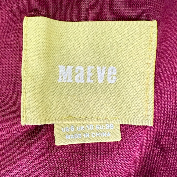 Anthropologie | Maeve red/navy plaid wool flared skirt 6 - Picture 10 of 13